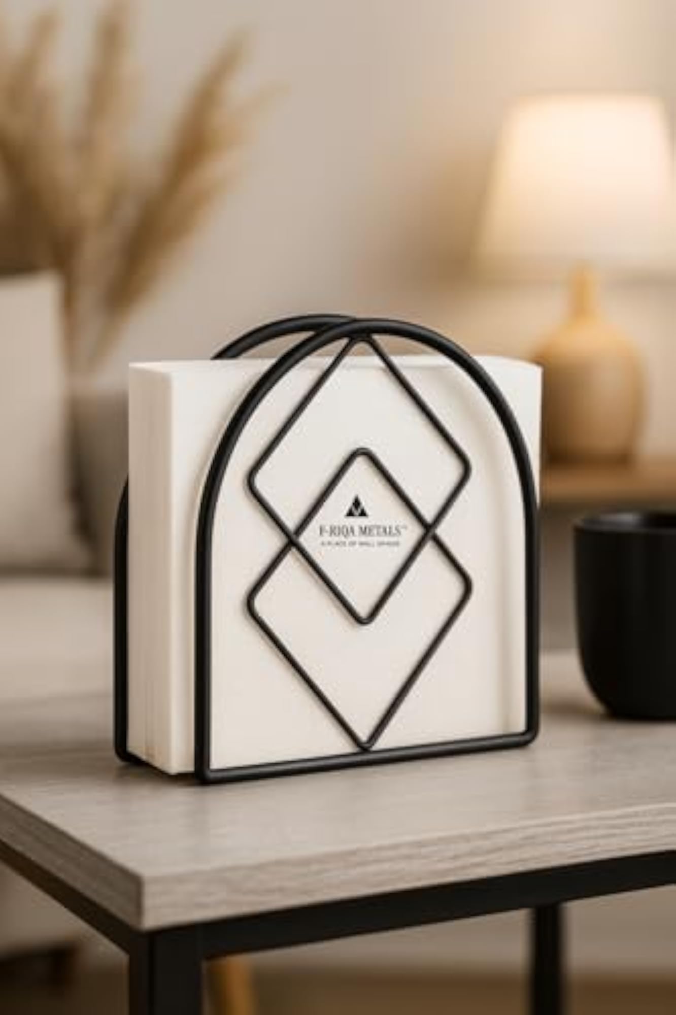 Modern Iron Napkin Holder, Elegant Table Accessory